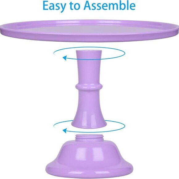 Round Cake Stand White 11" New in Box - Picture 5 of 5